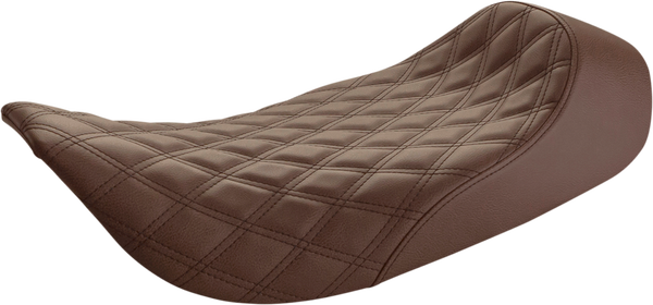 Renegade Lattice Stitch Solo Seat Brown, 1, nordicamoto.ro