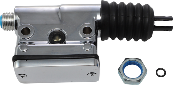 Rear Brake Master Cylinder Chrome, Polished, 1, nordicamoto.ro