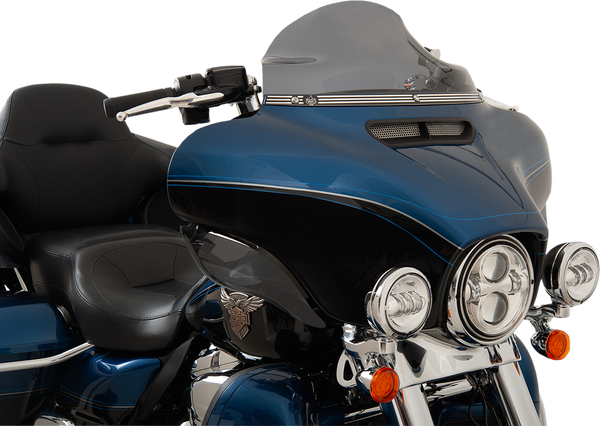 Flare Series Windshield Trim Black, Chrome, 1, nordicamoto.ro