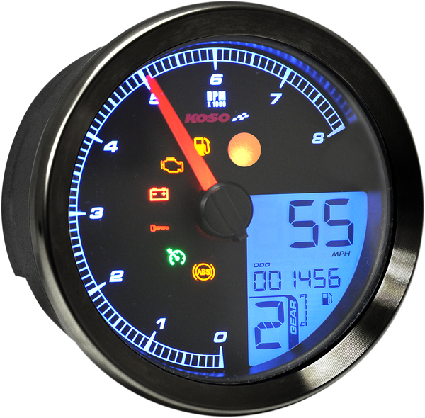 Hd-04 Speedometer/tachometer Black, 1, nordicamoto.ro