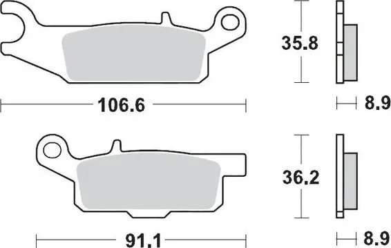 Racing Brake Pads Atv