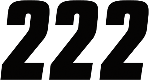 Number Stickers Black, 1, nordicamoto.ro