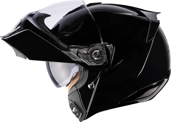 Threshold Solid Modular Helmet Black -1