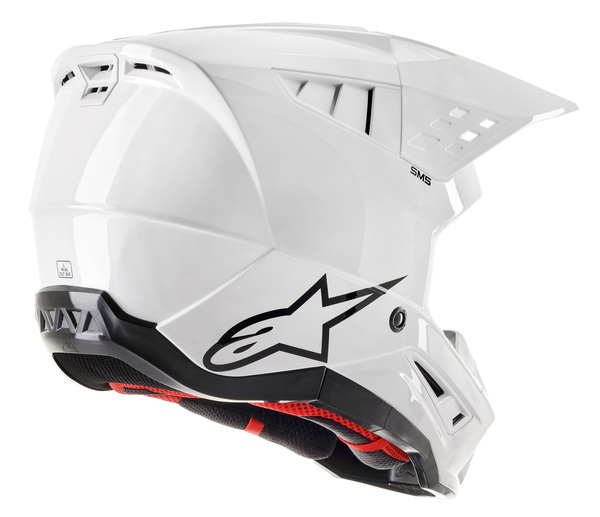 Supertech M5 Solid Mx Helmet White  M, 3, nordicamoto.ro