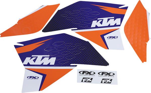 Evo Graphics Kit Blue, Orange, 1, nordicamoto.ro