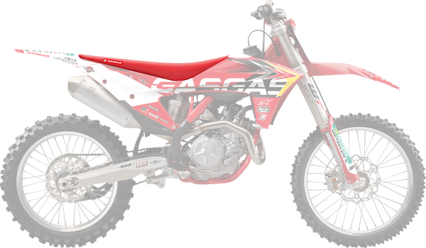 Replica Team Seat Cover Red, 2, nordicamoto.ro