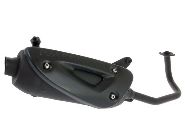 Naraku Traffic Full Exhaust System Black, 2, nordicamoto.ro