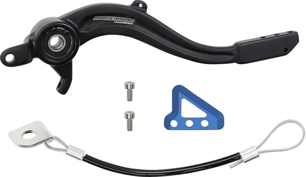 MOOSE RACING Brake Pedal Black, Blue -0