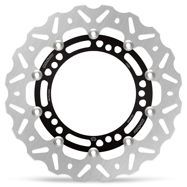 Nitro Series Brake Disc Black, Silver-3