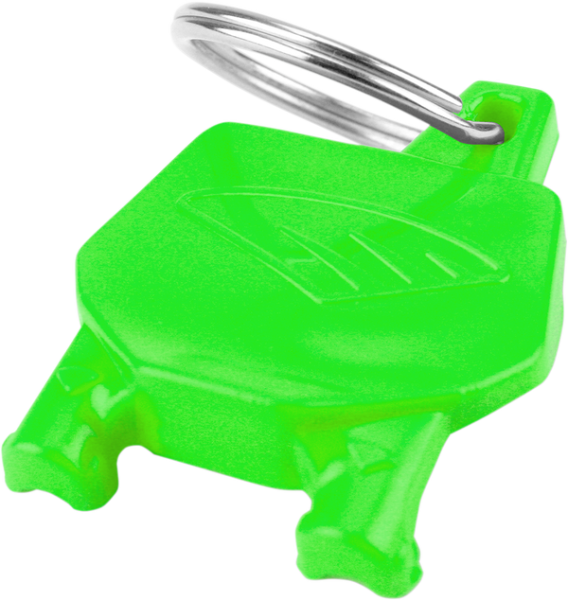 Number Plate Key-ring Green-0