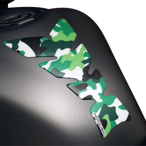 Resin/soft Touch Tank Pad Green, White, Multi, 2, nordicamoto.ro