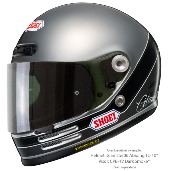 Casca integrala SHOEI GLAMSTER06 ABIDING TC-10 Negru/Gri/Argintiu XXL-2