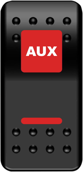 Rocker Switch Black 