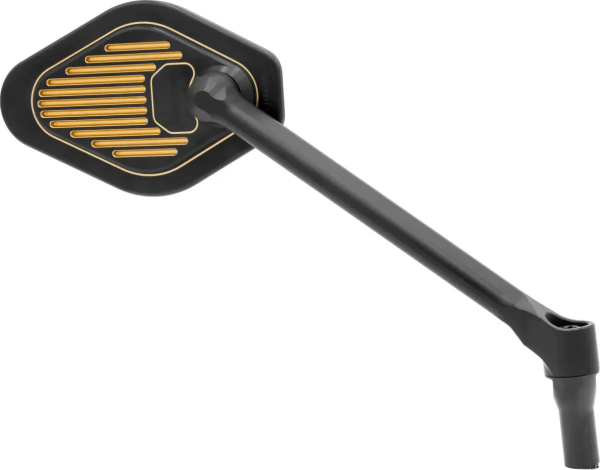 Adjustable Mirror Long Stem 18 Cm Black & Gold Edition Black, Gold , 1, nordicamoto.ro