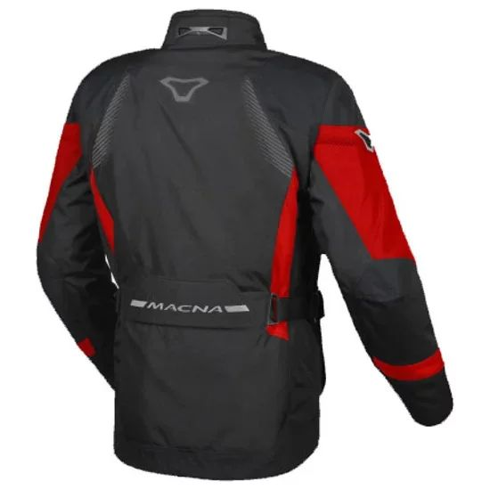 Geaca textil touring MACNA RANCHER L Negru/Rosu, 4, nordicamoto.ro