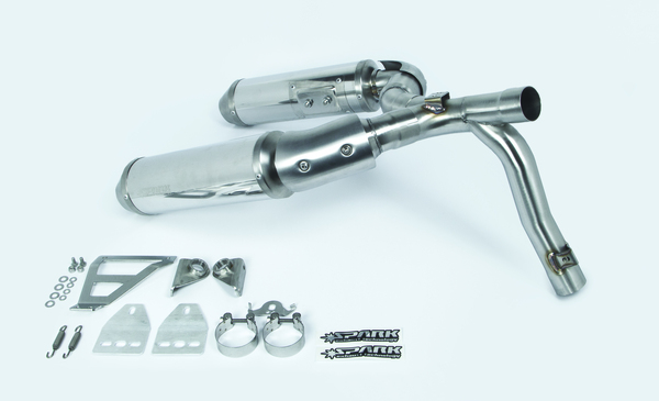 Round Slip-on Muffler Stainless Steel, 2, nordicamoto.ro