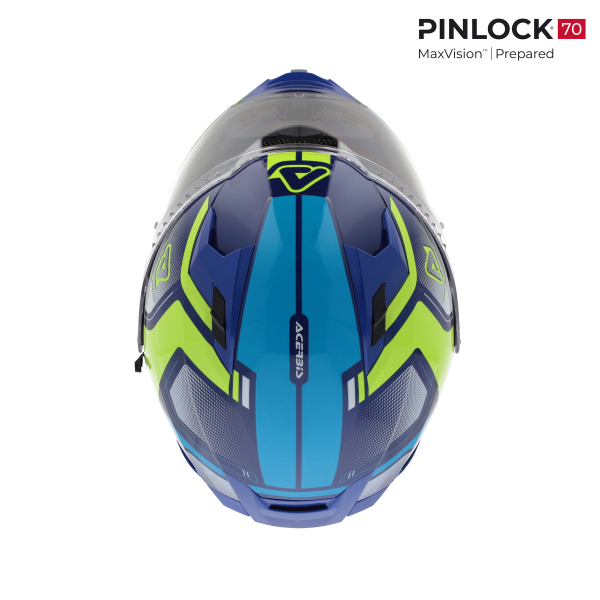 Casca Acerbis X-Way Graphic Blue/Yellow-4