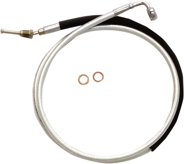 Alternate Length Hydraulic Clutch Line Chrome, 2, nordicamoto.ro