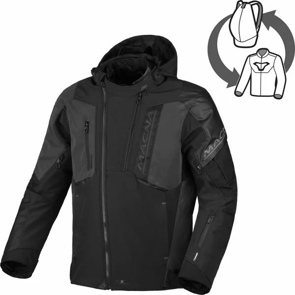 Geaca textil impermeabila MACNA ANGLE 2.0 M Negru, 11, nordicamoto.ro