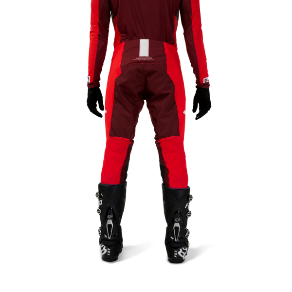 Pantaloni Moto Fox Flexair Optical Rosu Fluo-1
