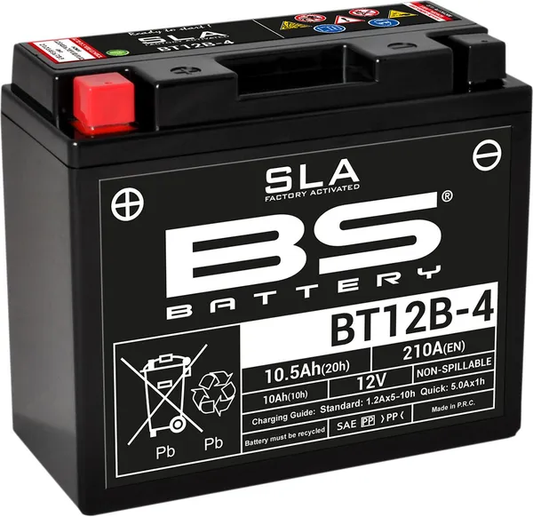 Sla Factory-activated Agm Maintenance-free Batteries Black-1