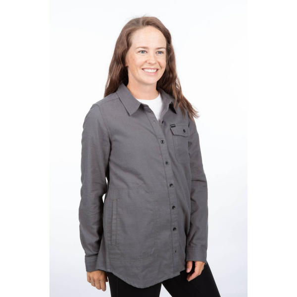 Cămașă flanel damă  Klim Kinsey Midweight Raspberry Radiance - Golden Brown (Non-Current), 13, nordicamoto.ro