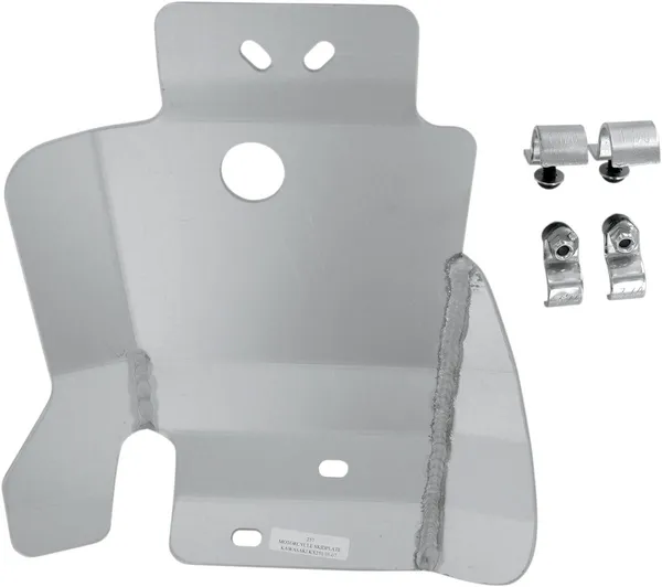 MOOSE RACING Aluminum Skid Plate Silver -0