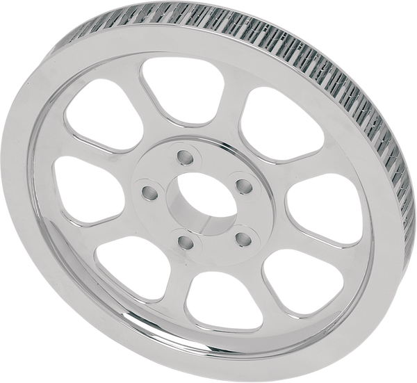Rear Belt Pulley Polished Chrome, 1, nordicamoto.ro