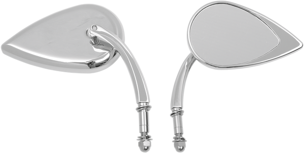 Tear Drop Mirror Chrome, 1, nordicamoto.ro