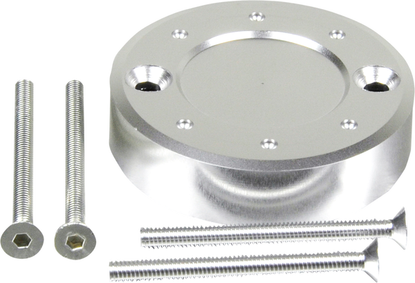 Reservoir Cap Aluminium Silver, 2, nordicamoto.ro