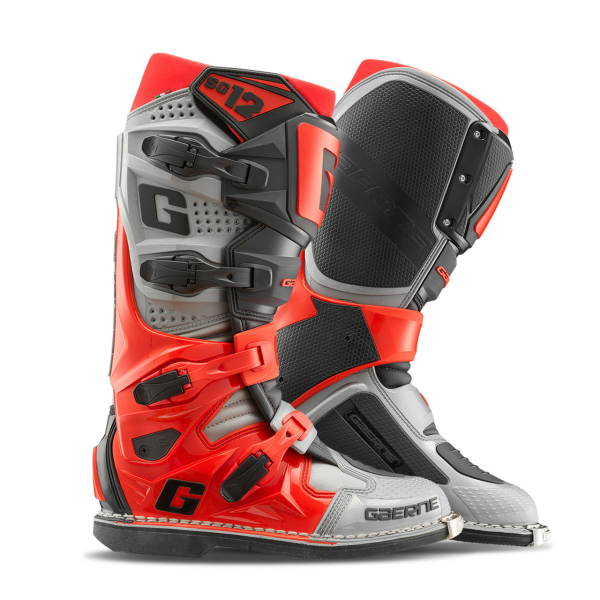 Cizme Gaerne SG12 Grey/Red/Black-2