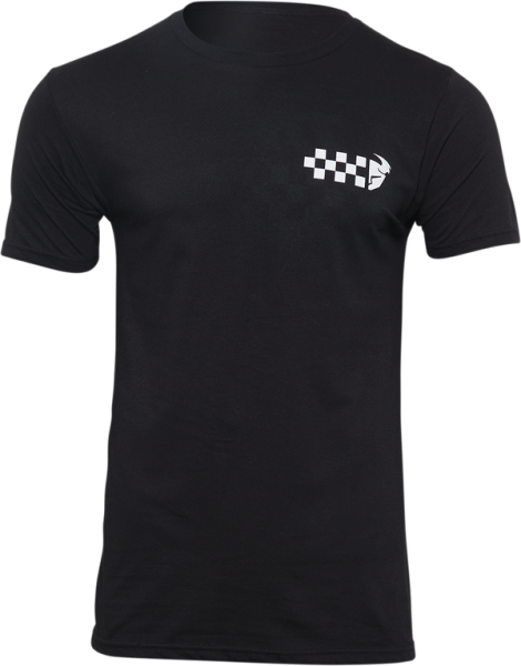 Tee Checkers Black Lg Black L +, 1, nordicamoto.ro