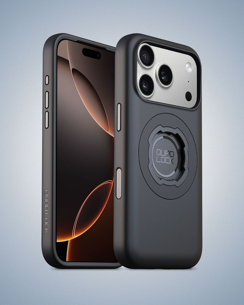 Husă telefon Quad Lock MAG Case pentru Apple iPhone 18 Pro, neagră, 5, nordicamoto.ro