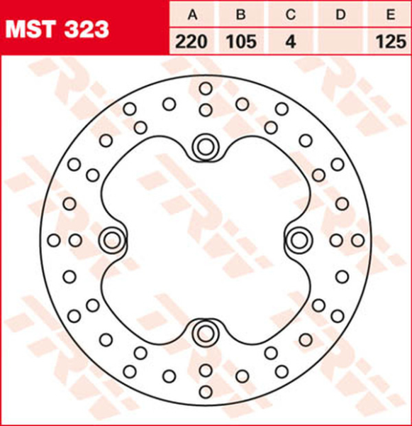 Round Fixed Brake Rotor 220-250mm Steel, 1, nordicamoto.ro
