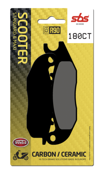 Ct Scooter Carbon Tech Organic Brake Pads, 1, nordicamoto.ro