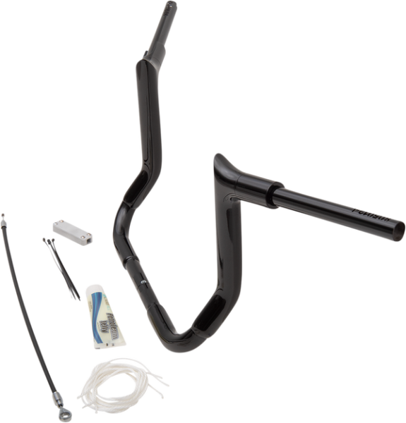 1-1/2(r) Ez Install Pointed Top Handlebar Kit Black, 2, nordicamoto.ro