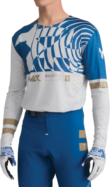 Sportmode Mind Control Jersey White, Blue, 4, nordicamoto.ro