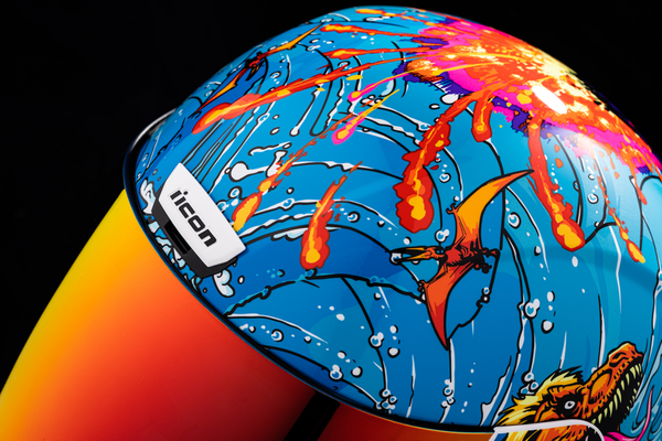 Casca Icon Airform Dino Fury Blue-3