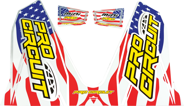 T-6 Exhaust Decals Blue, Red, White-2