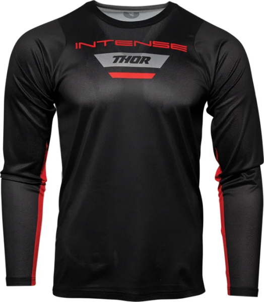 Tricou MTB Thor Intense Black/Gray/Red M, 1, nordicamoto.ro