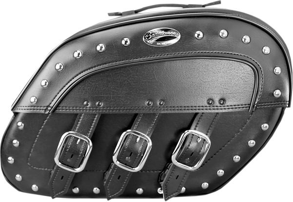 Rigid-mount Universal Desperado Slant Saddlebags Black, 1, nordicamoto.ro