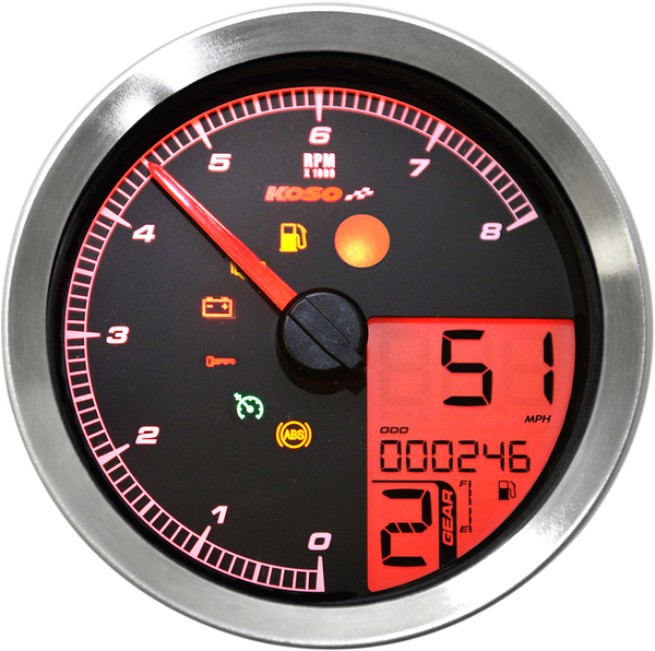 Tnt-04 Multi-function Meter Black, 1, nordicamoto.ro