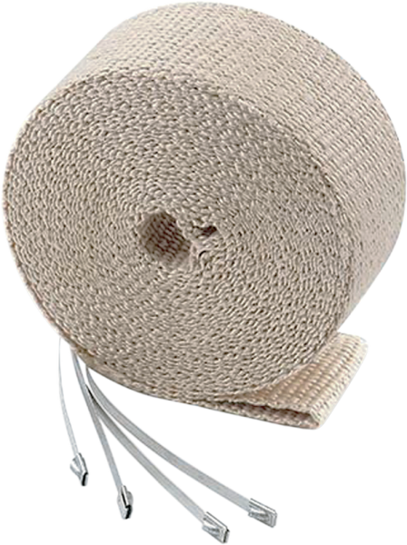 High-temperature Exhaust Wrap Kits Off-white, 1, nordicamoto.ro
