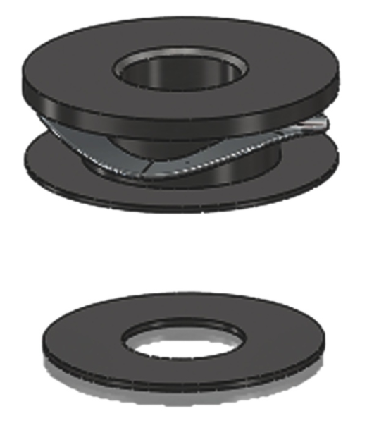 Set de montare negru, 2, nordicamoto.ro