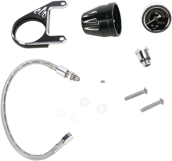 Oil Pressure Gauge Kit Black, 1, nordicamoto.ro