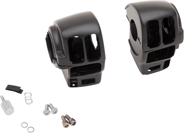 Handlebar Switch Housing Kit Black, 1, nordicamoto.ro