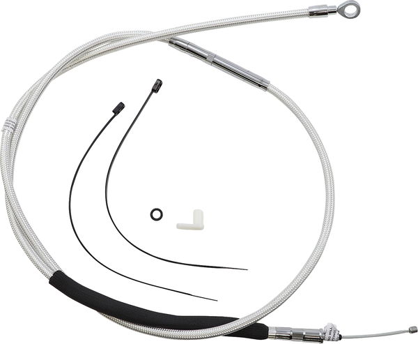 High-efficiency Braided Sterling Chromite Ii® Clutch Cable Silver, 1, nordicamoto.ro