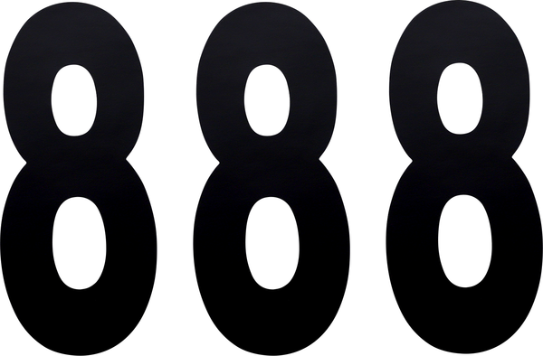 Standard Numbers Black, 1, nordicamoto.ro