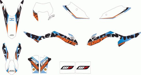 ARGENTINA SIX DAYS GRAPHICS KIT, 1, nordicamoto.ro