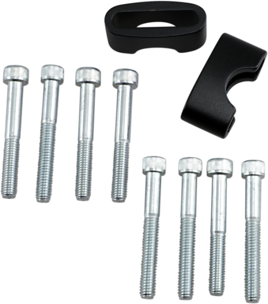 Universal 7/8(r) Bar Risers Black, 1, nordicamoto.ro